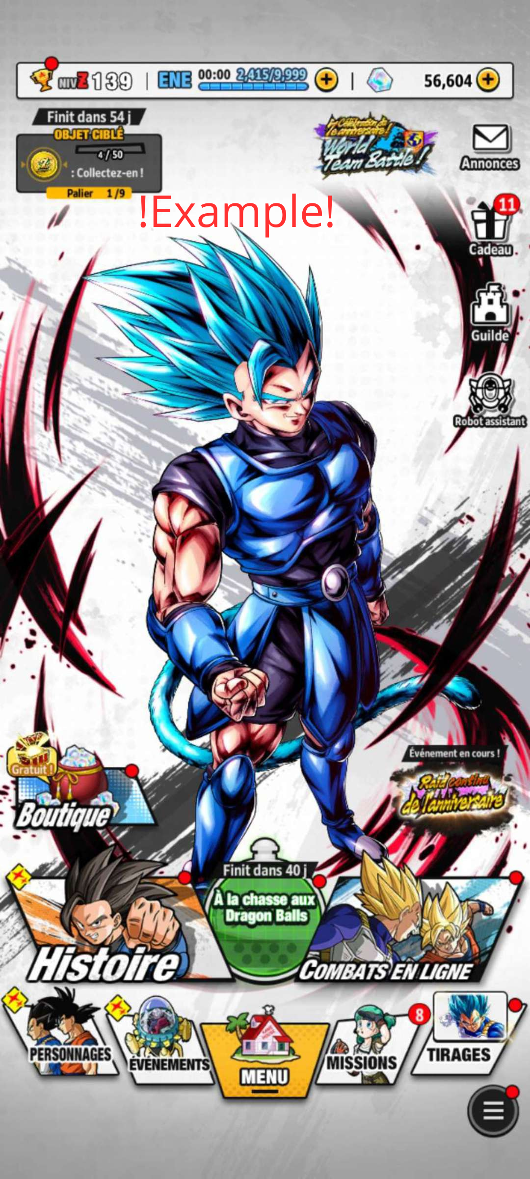[ Android ] Compte Dragon Ball Legends